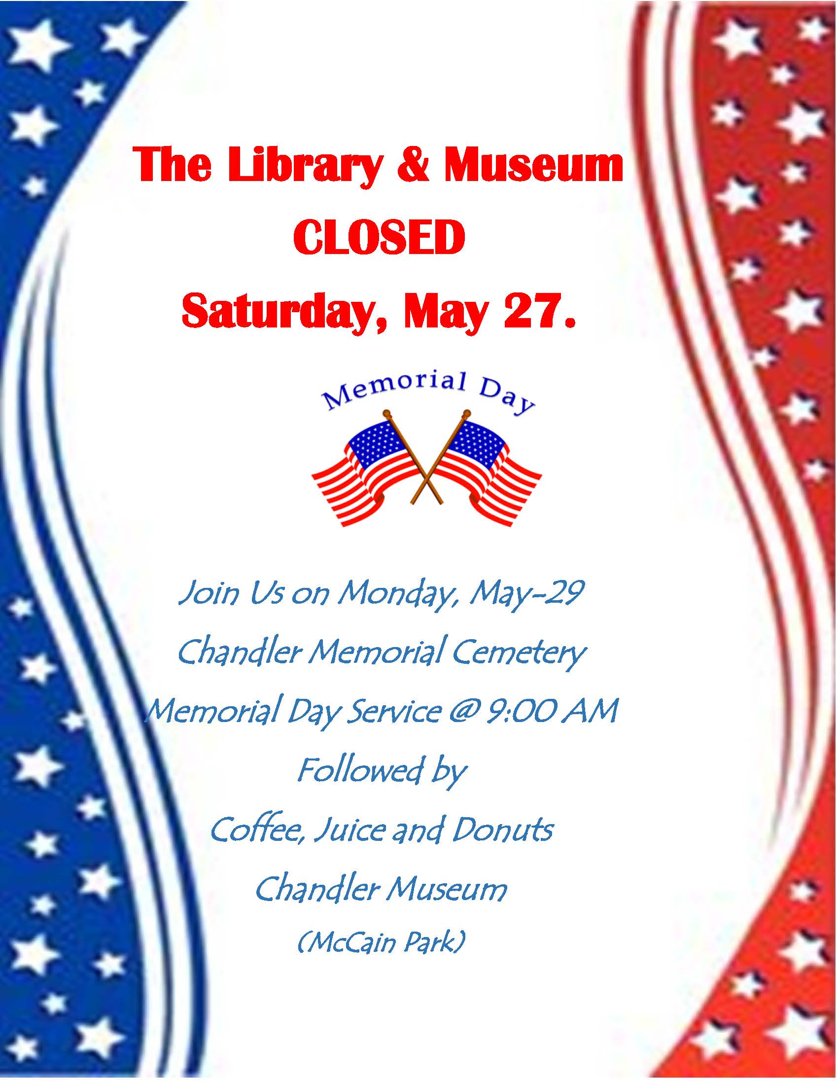2023 Memorial Day
